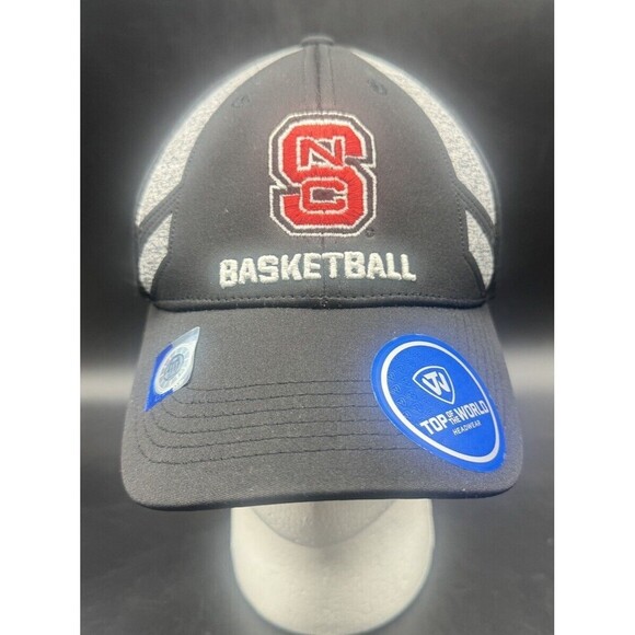 NC State Wolfpack NCSU Logo BLACK College Sports Basketball TOW 2016 ACC NWT - Picture 2 of 9